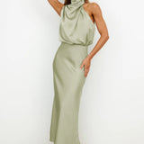 Tyra | Vestido de noite elegante com decote halter