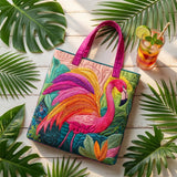Saco de Compras - Flamingo Arco-Íris