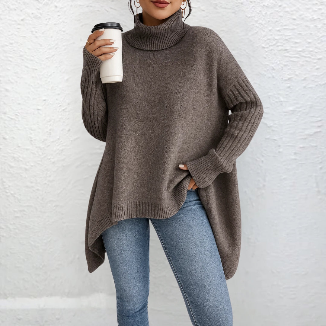 Brigit™ | Pullover de gola alta
