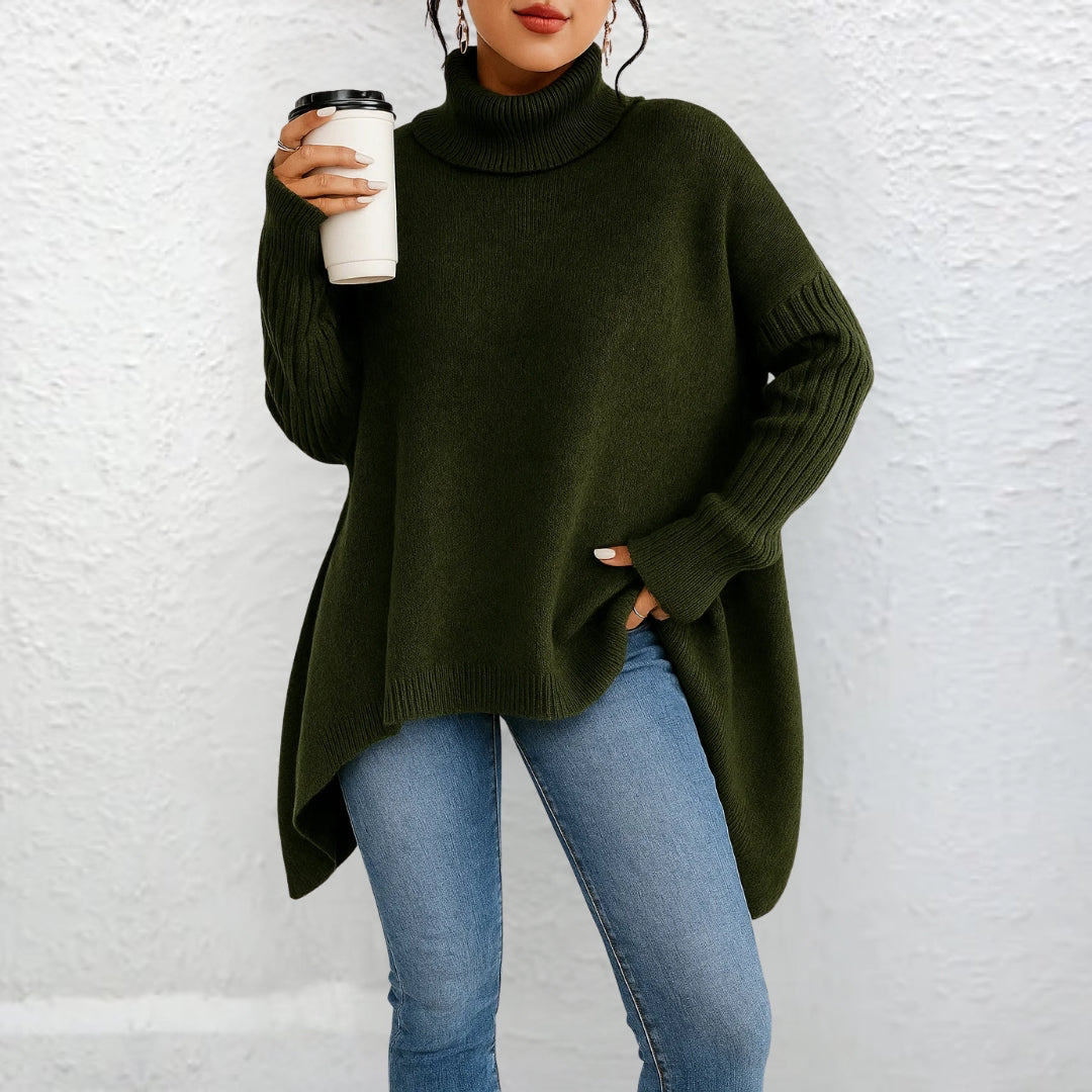 Brigit™ | Pullover de gola alta