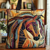 Bolsa artesanal - Cavalo mosaico multicolor