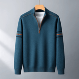 George™ - Pullover Moderno com Meio Zíper