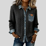 Simão™ | Camisa de Patchwork em Denim