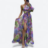 Philippa | Vestido assimétrico de um ombro