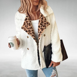 Lori™ Casaco de Urso Leopardo Confortável
