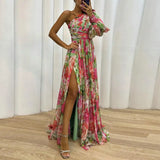 Philippa | Vestido assimétrico de um ombro