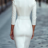 Teresa - Vestido preto com cintura