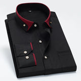 Albert | Camisa clássica de algodão com mangas longas