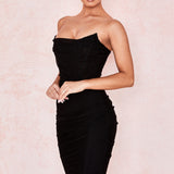 Leila | Vestido com corpete