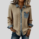 Simão™ | Camisa de Patchwork em Denim