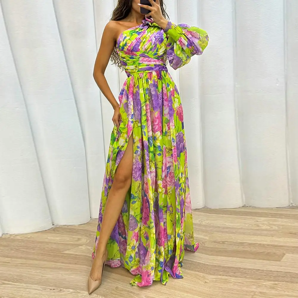 Philippa | Vestido assimétrico de um ombro