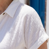Gabriel | Vestido midi com mangas curtas e bolso frontal