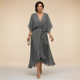 Monka - Vestido de Chiffon