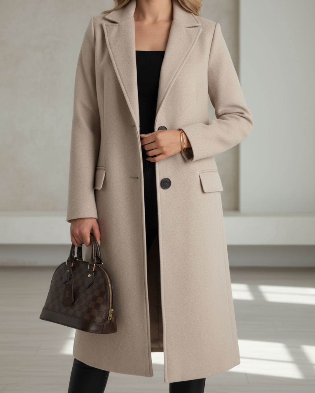 Taylor™ | Casaco longo de caxemira com design elegante