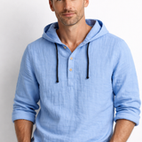 Daniel - Camisa de Linho com Capuz