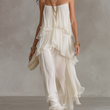 Aurelia - Vestido maxi de chiffon