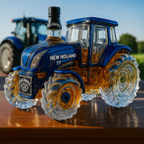 Garrafão de uísque clássico em forma de trator New Holland T7