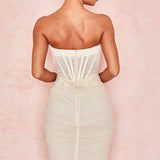 Leila | Vestido com corpete