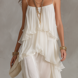 Aurelia - Vestido maxi de chiffon