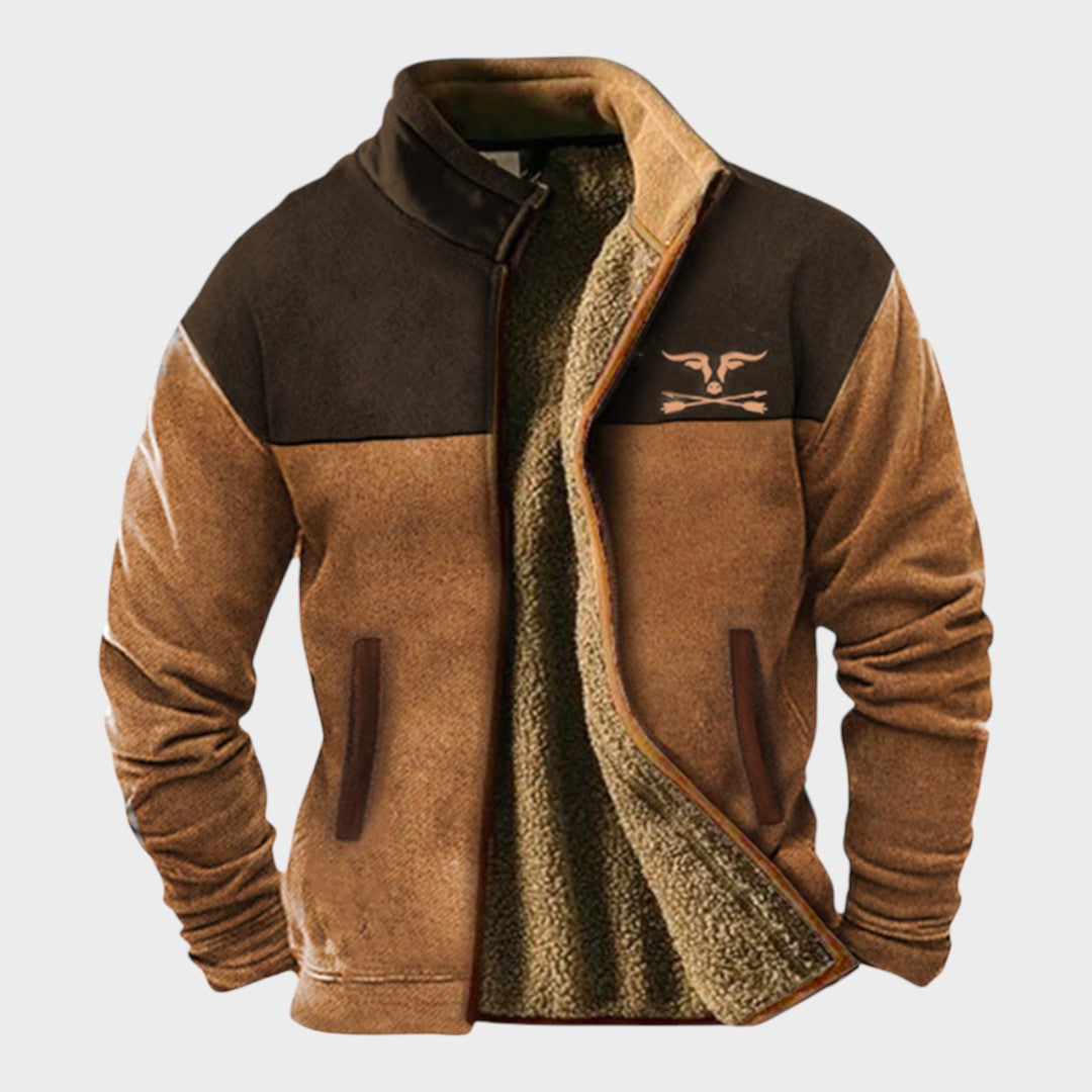 Adrien™ | Casaco de fleece estiloso para homens com forro térmico