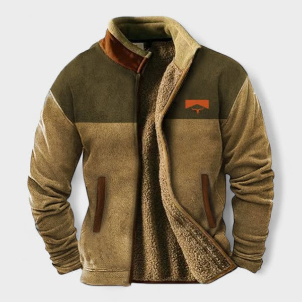 Adrien™ | Casaco de fleece estiloso para homens com forro térmico