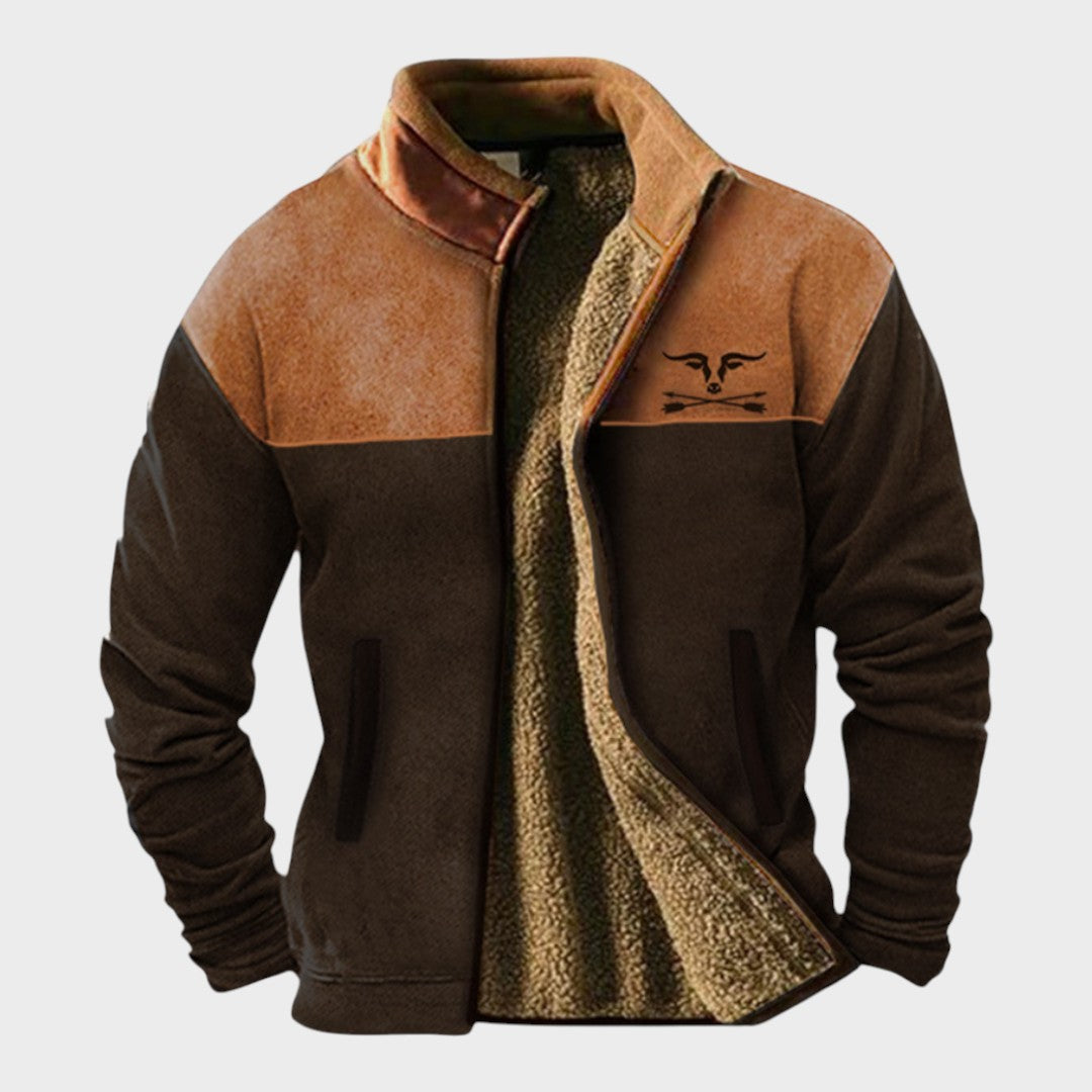 Adrien™ | Casaco de fleece estiloso para homens com forro térmico