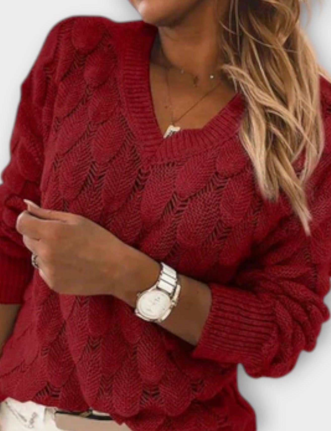 Agnes | Pullover com decote em V