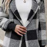 Alberte | Sweatshirt com capuz em xadrez