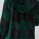 Alberte | Sweatshirt com capuz em xadrez