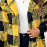 Alberte | Sweatshirt com capuz em xadrez
