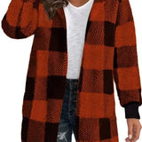 Alberte | Sweatshirt com capuz em xadrez