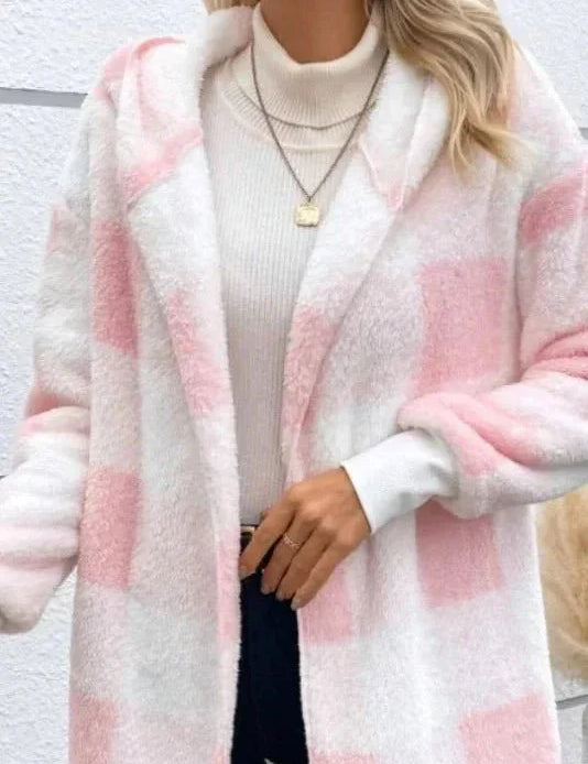 Alberte | Sweatshirt com capuz em xadrez