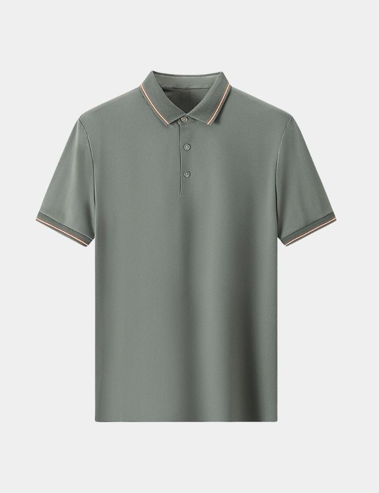 Anders™ | Pólo Trim Meia-Noite