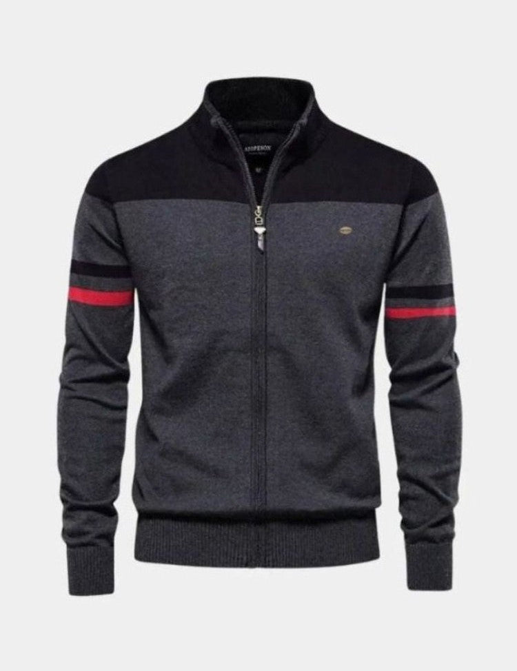 Anders™ | Cardigan de malha com fecho