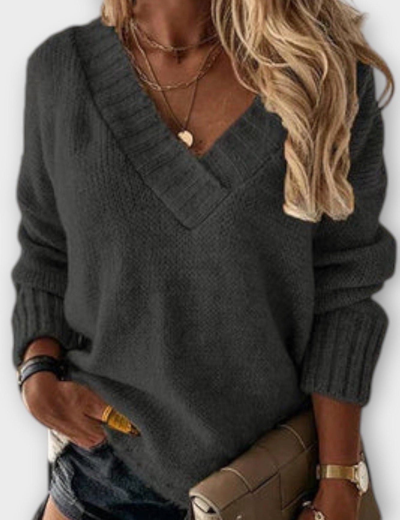 Aneta | Pullover com decote em V