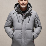 Arktis Pro™ | Parka de Inverno Masculina com Design Monocromático