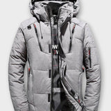 Arktis Pro™ | Parka de Inverno Masculina com Design Monocromático