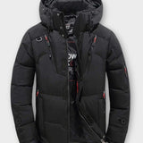 Arktis Pro™ | Parka de Inverno Masculina com Design Monocromático
