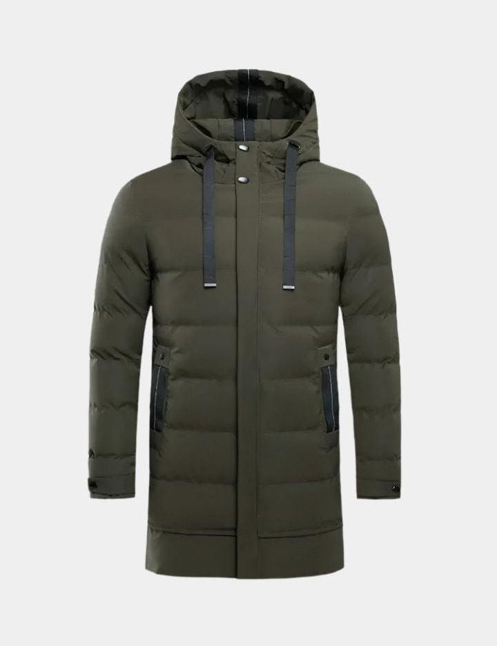 Aron™ | Casaco longo acolchoado