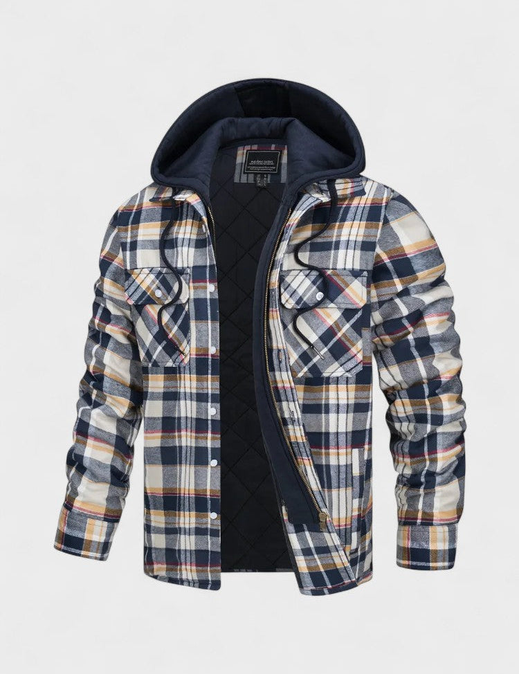 Asger™ | Casaco masculino quente de lã premium
