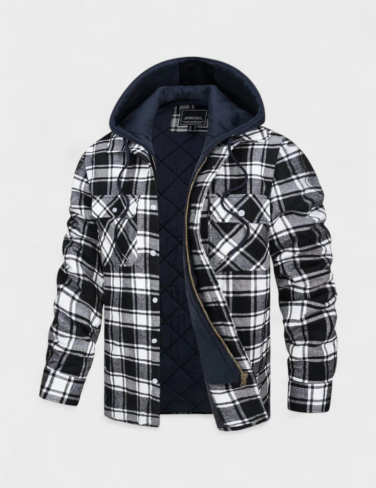 Asger™ | Casaco masculino quente de lã premium