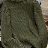 Astrid | Cardigan em verde azeitona