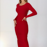 Agatha | Vestido Elegante com Costas Nuas