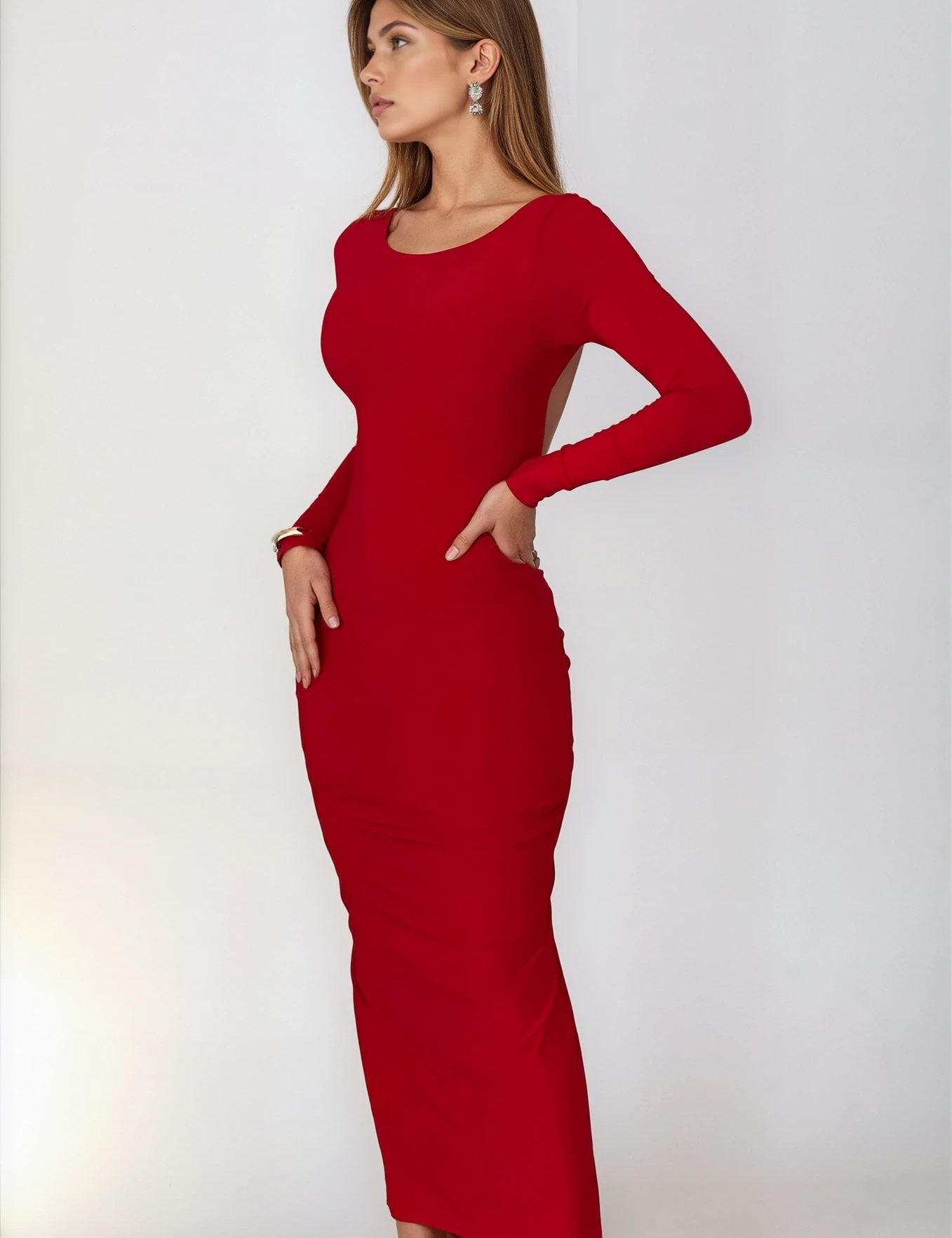 Agatha | Vestido Elegante com Costas Nuas