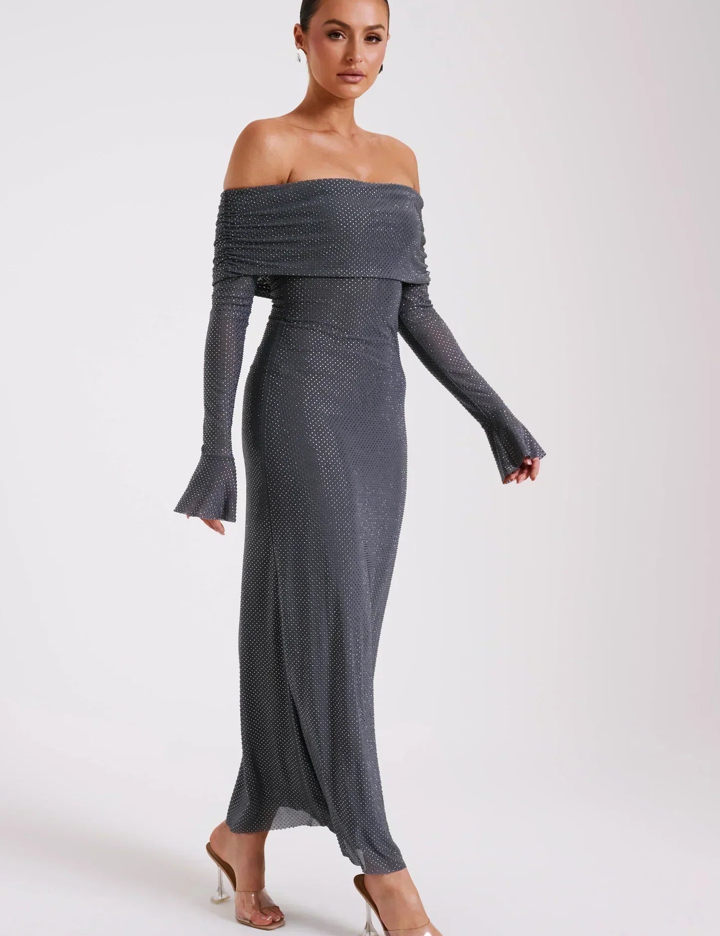 Annika | Vestido com efeito degradê