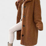 Birgitte™ | Casaco teddy elegante com design luxuoso