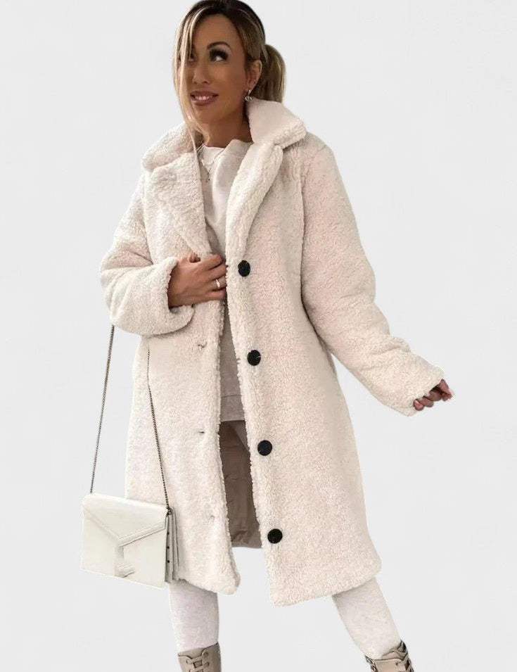Birgitte™ | Casaco teddy elegante com design luxuoso