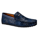 Mocassins de Couro com Design Colorido
