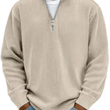 Calix™ | Pullover moderno para homens com fecho no meio