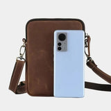 Carl™ | Bolsa de ombro minimalista em pele